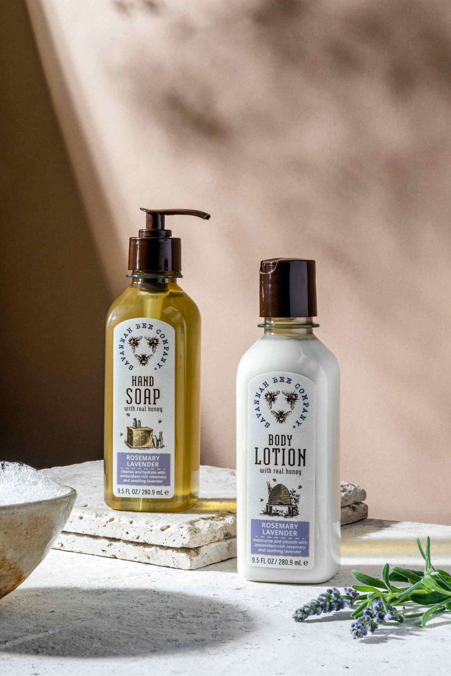 Rosmarin Lavendelhonig -Handseife
